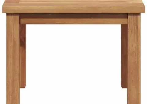 Masă de cafea Maro 45 x 45 x 36 cm Lemn masiv de tec - 5/5