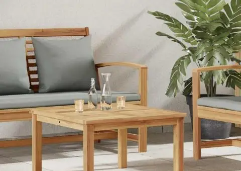 Masă de cafea Maro 60 x 60 x 36 cm Lemn masiv de tec - 1/5