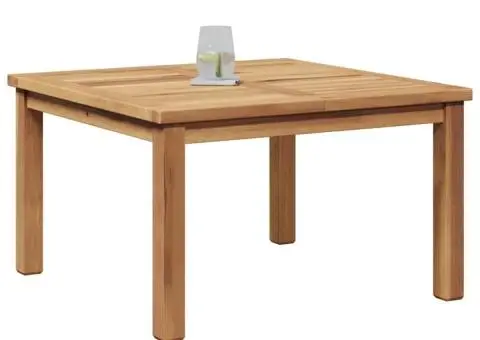 Masă de cafea Maro 60 x 60 x 36 cm Lemn masiv de tec - 3/5