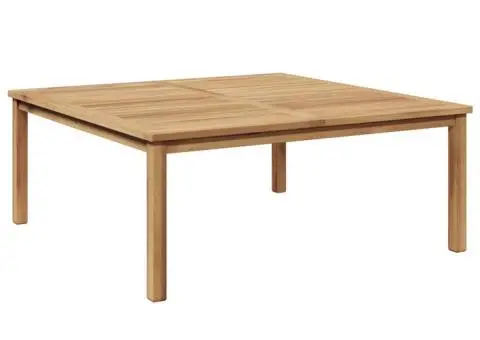 Masă de cafea Maro 110 x 110 x 45 cm Lemn masiv de tec - 2/5