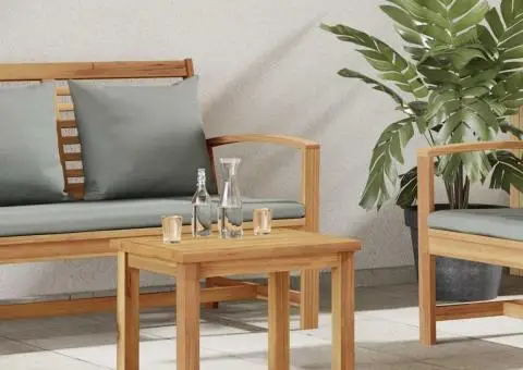 Masă de cafea Maro 50 x 35 x 36 cm Lemn masiv de tec - 1/5