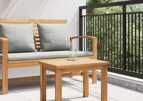 Masă de cafea Maro 50 x 35 x 36 cm Lemn masiv de tec - 4/5