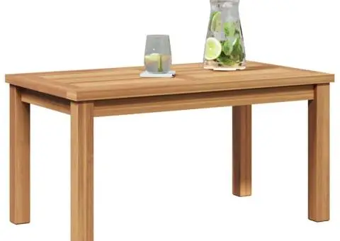 Masă de cafea Maro 70 x 40 x 36 cm Lemn masiv de tec - 3/5