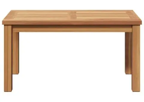 Masă de cafea Maro 70 x 40 x 36 cm Lemn masiv de tec - 5/5