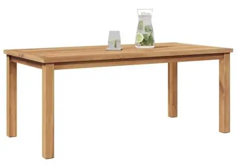 Masă de cafea Maro 110 x 55 x 45 cm Lemn masiv de tec - 3/5