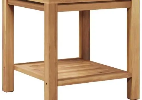 Masă de cafea Maro 45 x 45 x 45 cm Lemn masiv de tec - 2/5