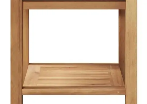 Masă de cafea Maro 45 x 45 x 45 cm Lemn masiv de tec - 5/5