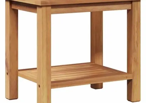 Masă de cafea Maro 50 x 35 x 45 cm Lemn masiv de tec - 2/5