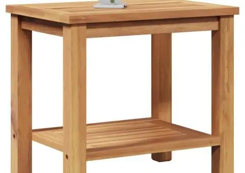 Masă de cafea Maro 50 x 35 x 45 cm Lemn masiv de tec - 3/5