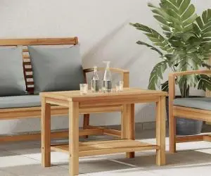 vidaXL Masă de cafea Maro 70 x 40 x 45 cm Lemn masiv de tec