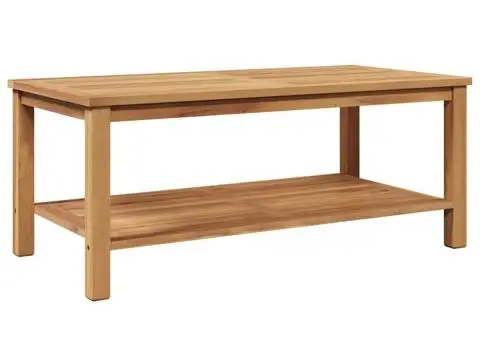 Masă de cafea Maro 110 x 55 x 45 cm Lemn masiv de tec - 2/5