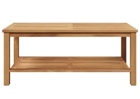 Masă de cafea Maro 110 x 55 x 45 cm Lemn masiv de tec - 5/5