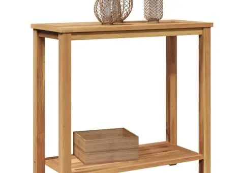 Masă de consolă Maro 85 x 35 x 75 cm Lemn masiv de tec - 3/5