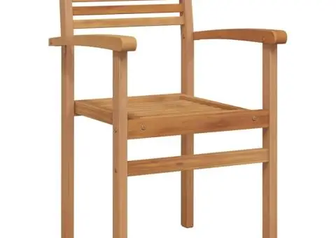 Scaune de grădină stivuibile 4 pcs Maro 55.5 x 55.5 x 90 cm - 4/5