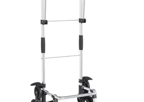 Carucior de cumpărături cu sistem de urcare scări, negru, 40 L - 5/5