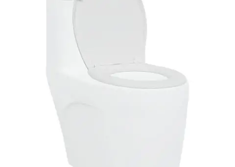 Capac WC cu eliberare rapidă, închidere lentă, alb, duroplast - 3/5