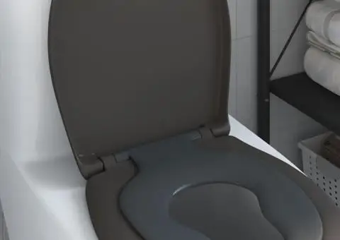 Capac WC de familie, șezut de copii, eliberare rapidă duroplast - 4/5