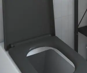 vidaXL Capac WC cu eliberare rapidă închidere lentă antracit duroplast