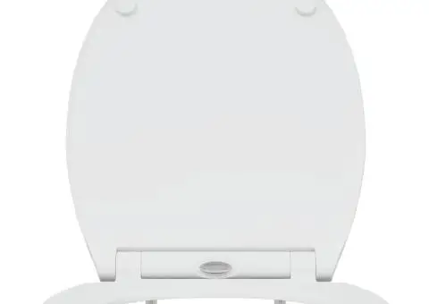 Capac WC cu eliberare rapidă, închidere lentă, alb, duroplast - 5/5