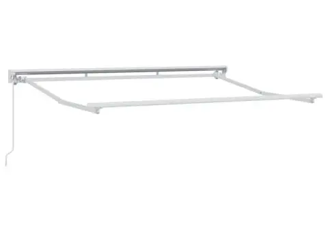 Awning Manual Manual Alb 3 x 2 m Aluminiu, Poliester - 2/5