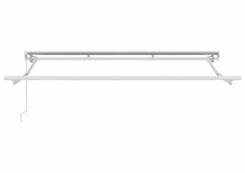 Awning Manual Manual Alb 3 x 2 m Aluminiu, Poliester - 4/5