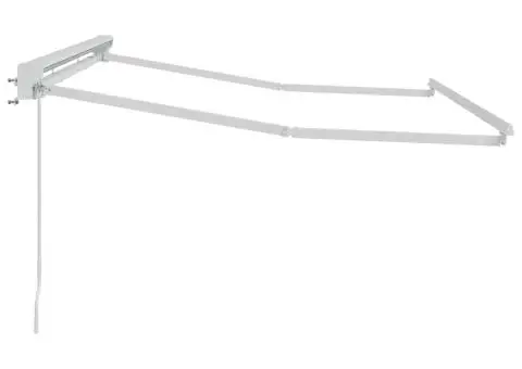 Awning Manual Manual Alb 3 x 2 m Aluminiu, Poliester - 5/5