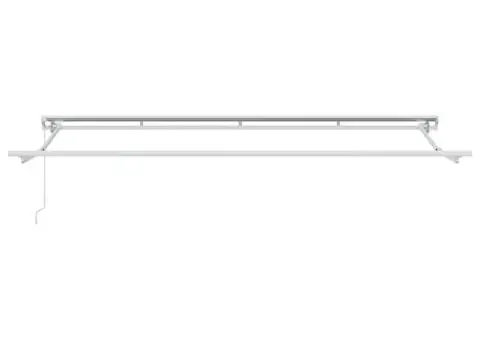 Markiză Manuală Manual Alb 4 x 2 m Aluminiu, țesătură - 4/5