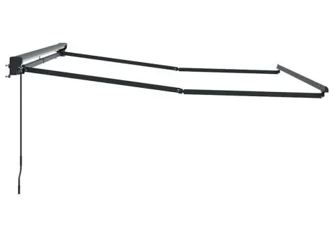 Awning manual Manual Antracit 3 x 2,5 m Poliester & Metal - 5/5