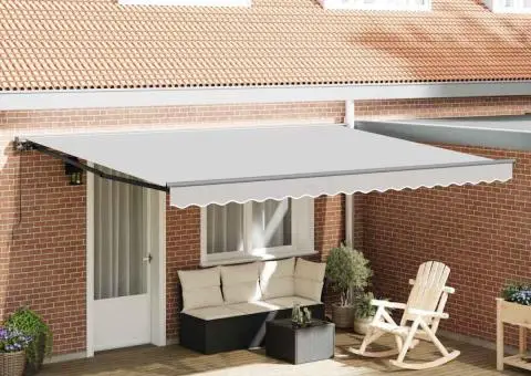 Copertină manuală Manual Antracit 4,5 × 3 m - 1/5