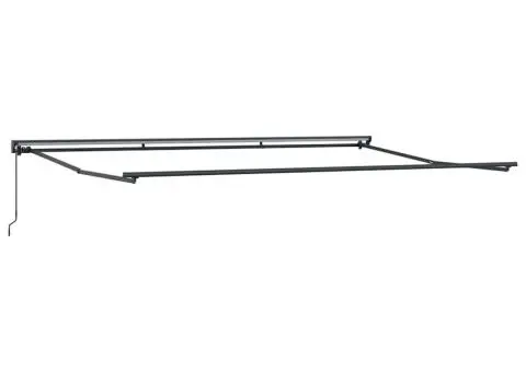 Umbra Manuală Manual Antracit 5 x 3 m Aluminiu, Poliester - 2/5