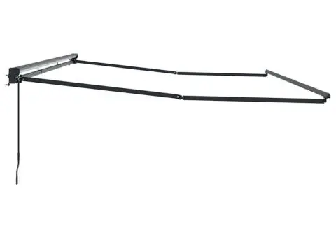 Umbra Manuală Manual Antracit 5 x 3 m Aluminiu, Poliester - 5/5