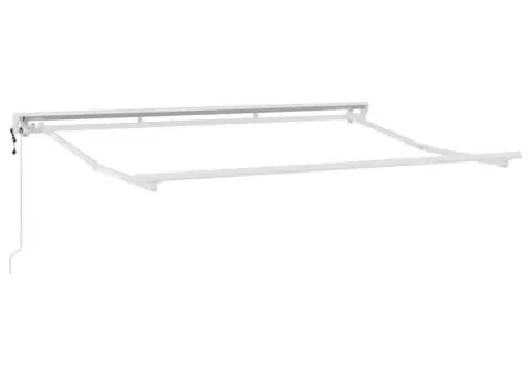 Awning Electric Alb 3 x 2 m Aluminiu, țesătură din poliester - 2/5