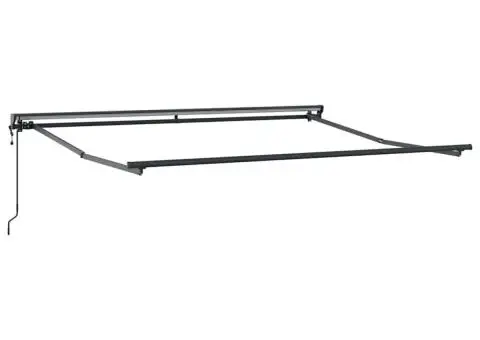 Umbra Electrică Antracit 3,5 x 2,5 m Poliester & Aluminiu - 2/5