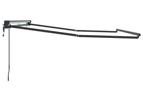 Umbra Electrică Antracit 3,5 x 2,5 m Poliester & Aluminiu - 5/5