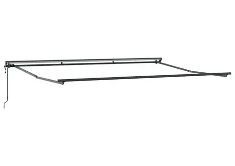 Pergolă Electrică Antracit 4,5 × 3 m Aluminiu, Poliester - 2/5