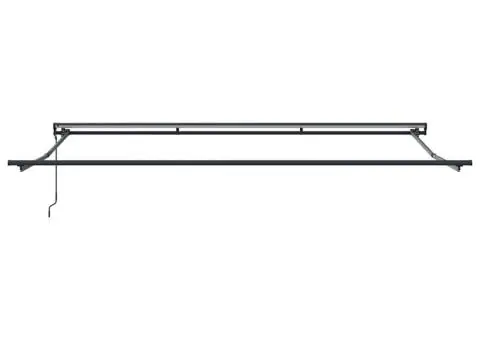 Pergolă Electrică Antracit 4,5 × 3 m Aluminiu, Poliester - 4/5