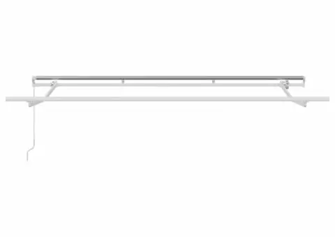 Cadru pentru pergolă retractabil manual de 3.5x2 cm metalic - 4/5