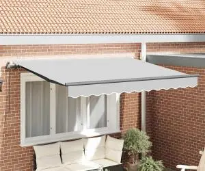 vidaXL Cadru de markiză manuală retractabilă 2.5x2 m metal