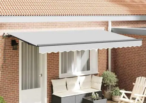 Cadru de copertină retractabil manual 4x2 cm metal - 1/5