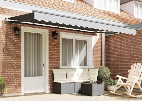 Cadru de copertină retractabil manual 4x2 cm metal - 3/5