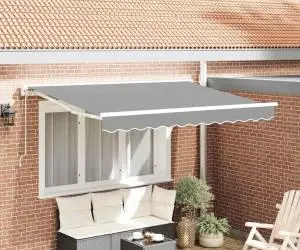 Cadru de Stor Electric Retractabil 3,5x2 cm Metal