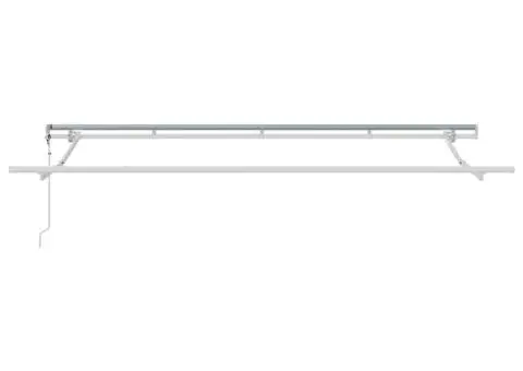 Rama electrică de perdea retractabilă 4x2 cm Metal - 4/5