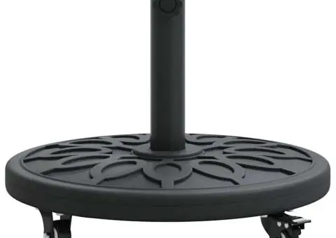 Bază de Umbrelă cu Roți pentru Polii de Ø38-48 mm 13 kg Rotund - 4/5