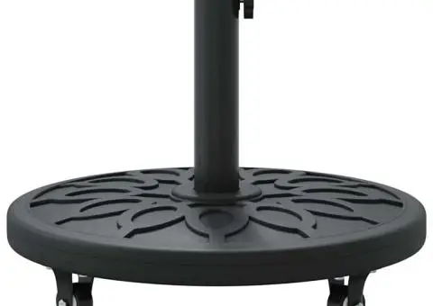 Bază de Umbrelă cu Roți pentru Polii de Ø38-48 mm 13 kg Rotund - 5/5