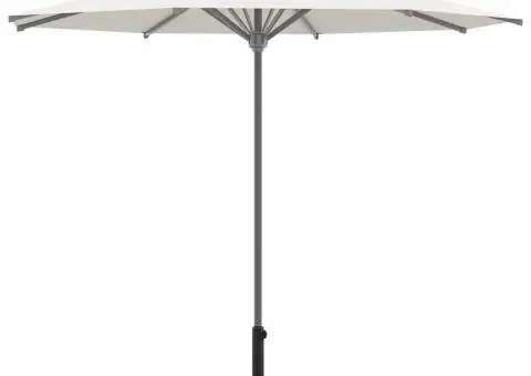 Bază umbrelă cu roți, pentru stâlpi de Ø38-48 mm, 13 kg, rotund - 3/5
