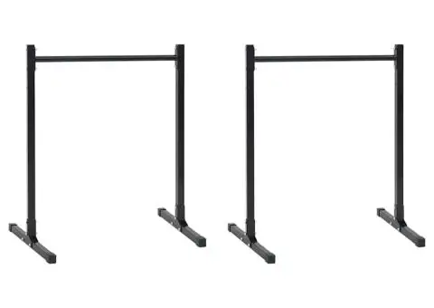 Set de 2 stații de flotare reglabil pe înălțime 88,5/98,5 cm din oțel - 1/5