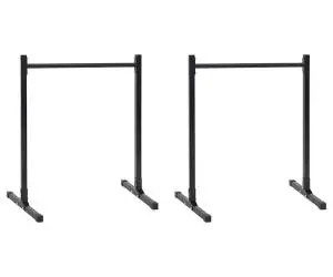 vidaXL Set de 2 stații de flotare reglabil pe înălțime 88,5/98,5 cm din oțel
