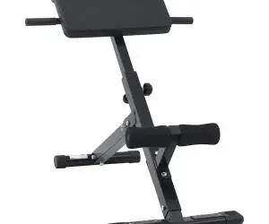 vidaXL Bancă pentru hiperextensii 120 kg pliabilă și ajustabilă din oțel