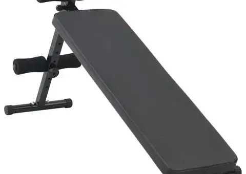 Banca pentru Abdomene 150 kg Pliabilă și Reglabilă pe Înălțime 48-68 cm Oțel - 1/5