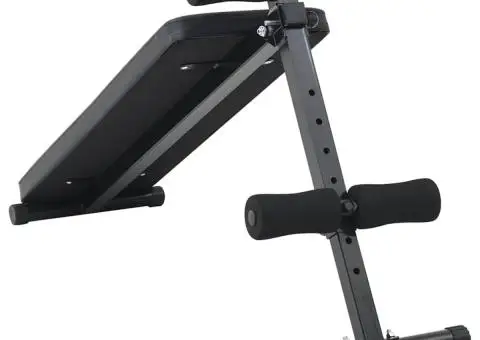 Banca pentru Abdomene 150 kg Pliabilă și Reglabilă pe Înălțime 48-68 cm Oțel - 3/5